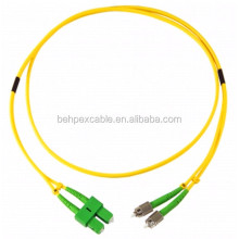 FC-SC Duplex 9/125um Singlemode Fiber Optic Cable Fiber Optic Patch Cord